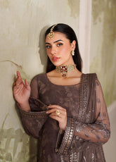 Zaneera By Zarif Embroidered Net 3 Piece Unstitched Suit ZF25ZPE D-ZPE-08 MAHVEER